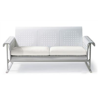 Retro Squares Glider Sofa Cushion Grandin Road