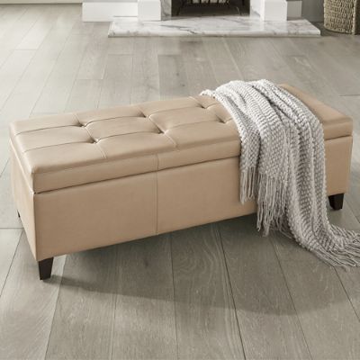 Dylan Slim Storage Ottoman Promo