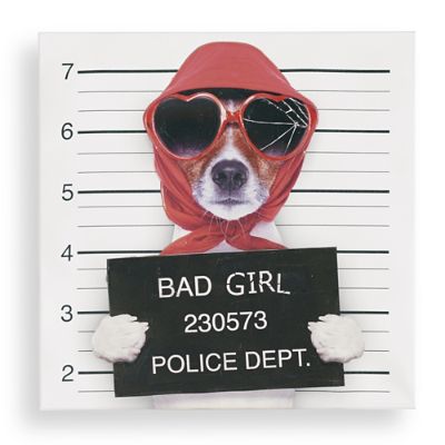 Bad Girl Dog Wall Art