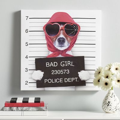 Bad Girl Dog Wall Art Grandin Road