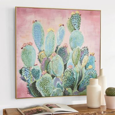 Blooming Cactus Wall Art Grandin Road