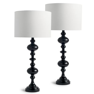 set of two bedside lamps