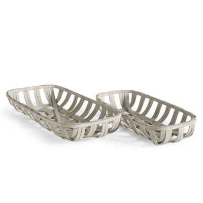 Oval Tobacco Baskets, Set of Two Grandin Road