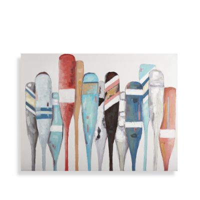 Colorful Oars Wall Art | Grandin Road
