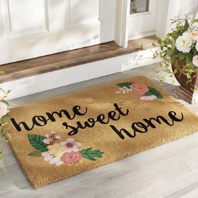 Home Sweet Home & Coir Mat, 22X47, Natural Sold by at Home