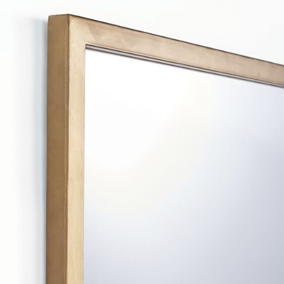 Antique Brass Mirror with Shelf | Grandin Road