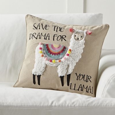 Llama Drama Pillow Grandin Road