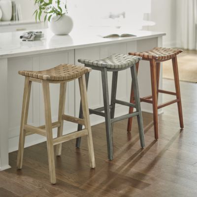 Augusto Backless Bar Counter Stool Grandin Road