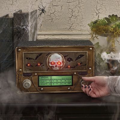 Animated Vintage Halloween Radio | Grandin Road