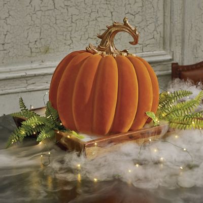 Ornate Velvet Pumpkin | Grandin Road