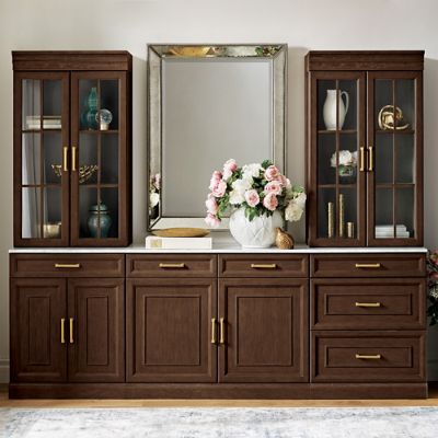 Mocha sideboard deals