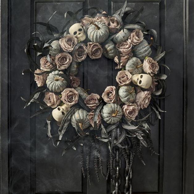 Halloween “Skull” Wreath