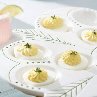 Deviled Egg Pedestal Platter | Grandin Road