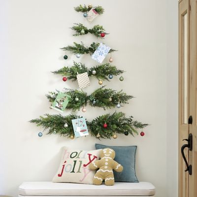 wall mounted christmas tree