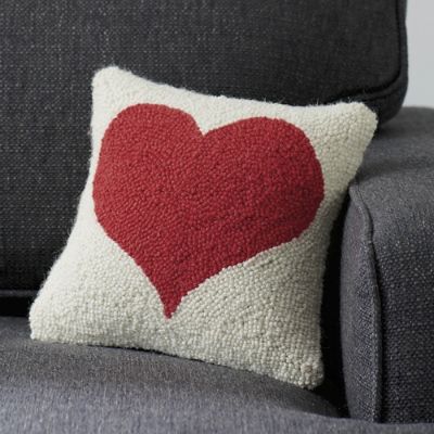 Red Heart Pillow Grandin Road