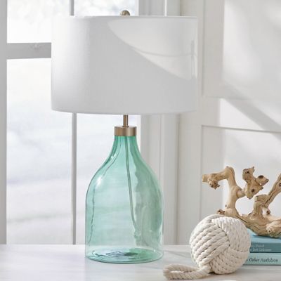 Sea glass best sale table lamp