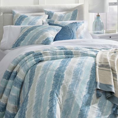 Tie Dye Stripe Duvet Cover | Grandin Road