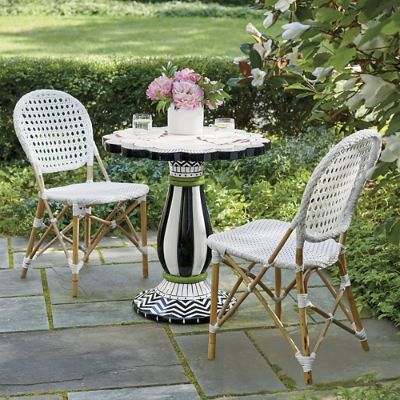 Zoey Bistro Table & St. Germain Chairs | Grandin Road