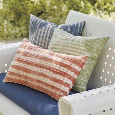 Shibori hotsell outdoor pillow