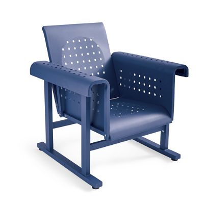 Retro Squares Metal Glider Chair Grandin Road