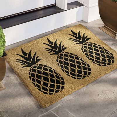 Pineapple Coir Door Mat Grandin Road