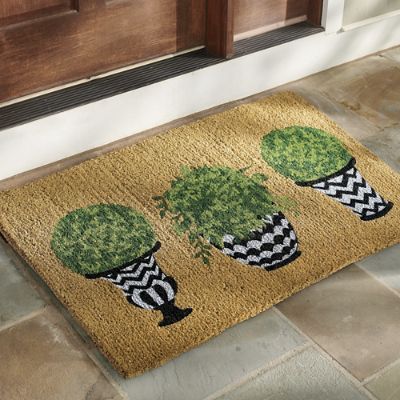 Topiary Coir Door Mat Grandin Road