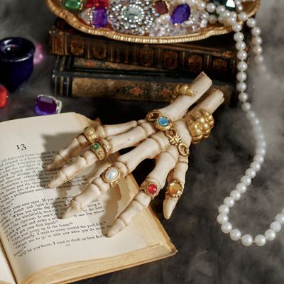 Jeweled Skeleton Hand Grandin Road