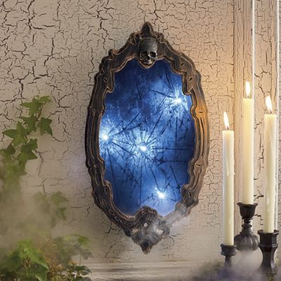 Deluxe Animated Ghost Mirror | Grandin Road