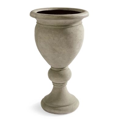 Zara Faux Stone Pedestal Planter Grandin Road