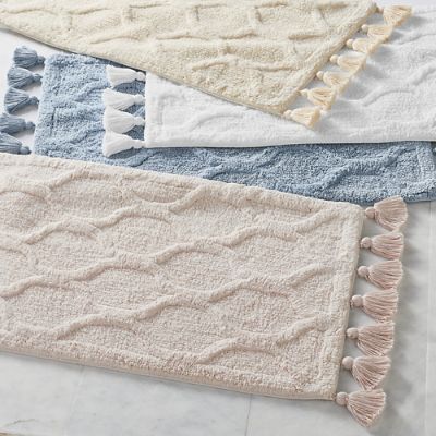 Shea Tasseled Bath Mat Grandin Road