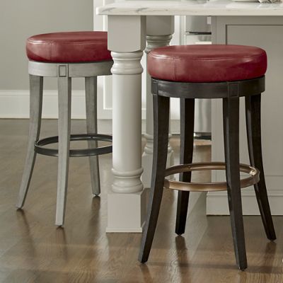 Red counter online stools