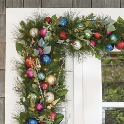 Cordless deals outdoor garland