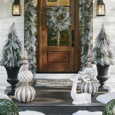 Winter Harlow Topiary | Grandin Road