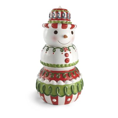 Snowman Cookie Jar | Grandin Road