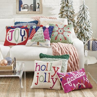 Grandin road christmas pillows sale