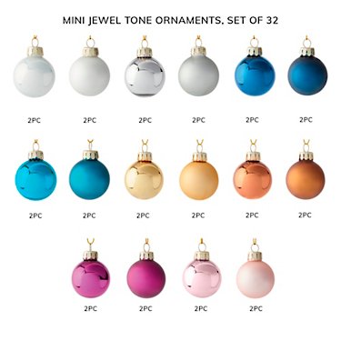 Mini Ornament, Jewel
