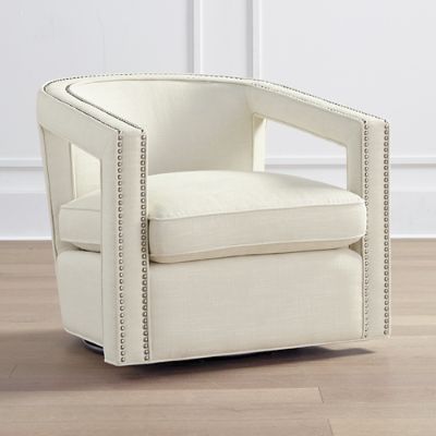 Selena Swivel Chair Frontgate