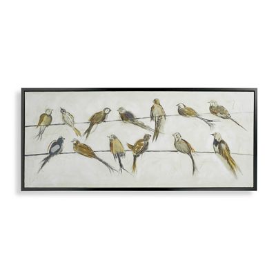 Neutral Birds on a Wire Wall Art Grandin Road