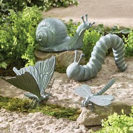 Swarm of Critters Garden Statues