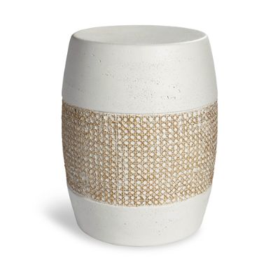 Salvo Cane Garden Stool Grandin Road