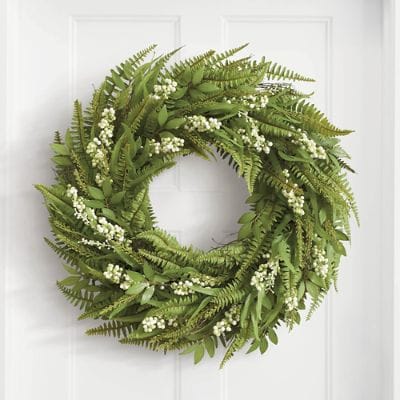 Mixed Fern Wreath