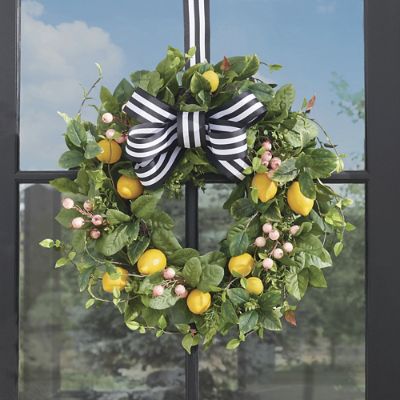 Lemon and Blueberry hotsell Wreath Lemon Wreath Summer Wreath Front Door Wreath Door Hanger Lemon Decor