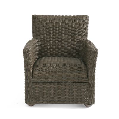 Simsbury Wicker Lounge Chair Grandin Road