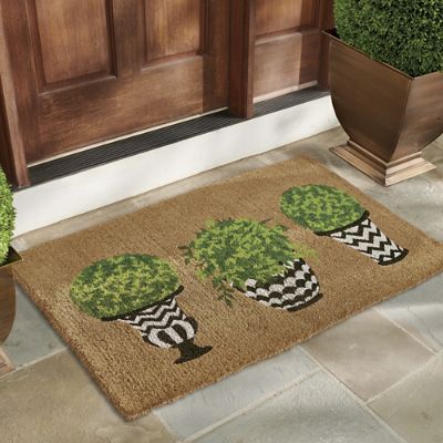 Topiary Coir Door Mat Grandin Road