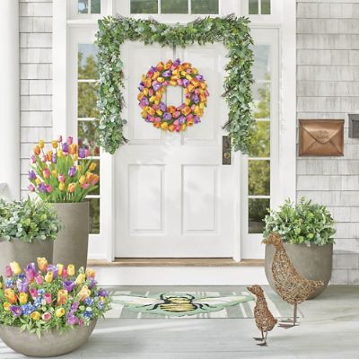 On sale Grandin road tulip wreath