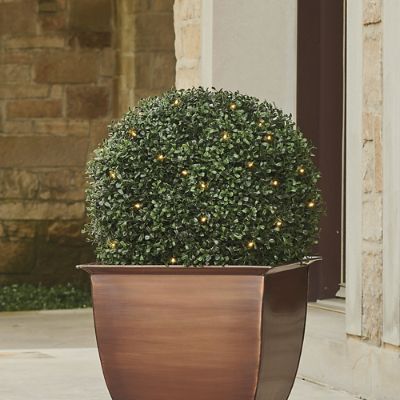 PreLit Boxwood Ball Topiary Grandin Road
