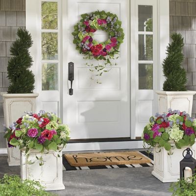 Pre-Lit Pond Cypress Spiral Topiary | Grandin Road