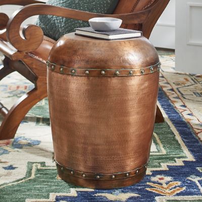 Copper deals drum table