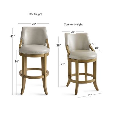 Roland Swivel Bar & Counter Stool | Grandin Road