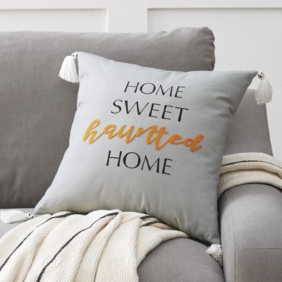 Home Sweet Haunted Home Reversible Pillow Grandin Road